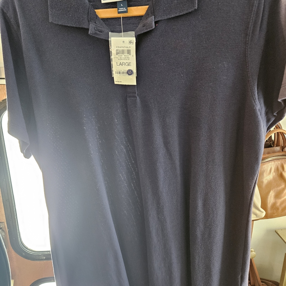 Karen Scott Navy Polo Shirt